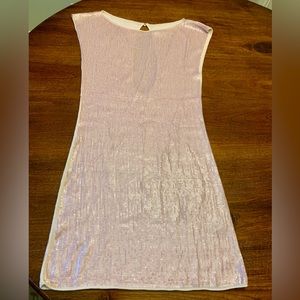 Alice+Olivia beautiful pink sequin dress size small
